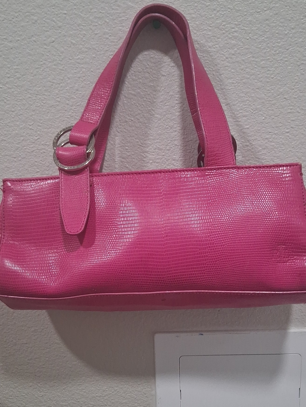 Ralph Lauren Hot Pink Patent Shoulder Bag